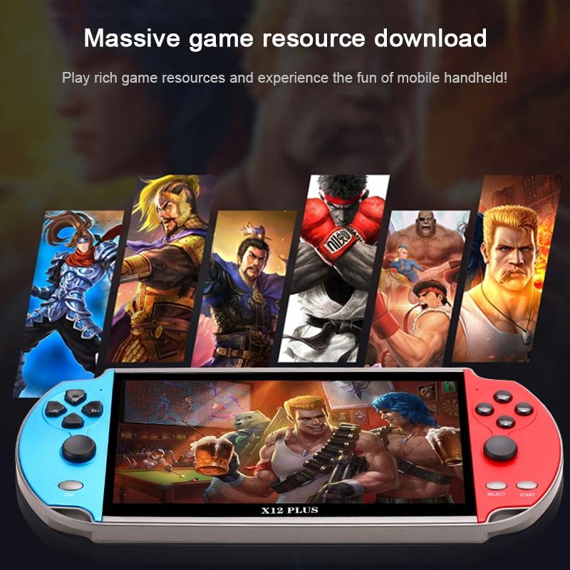 7 Retro Handheld Game Console With 16Gb Memory - Mp4 / E-Book Support
