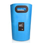15L Outdoor Portable Folding Sink Pvc Collapsible Bucket - Sky Blue