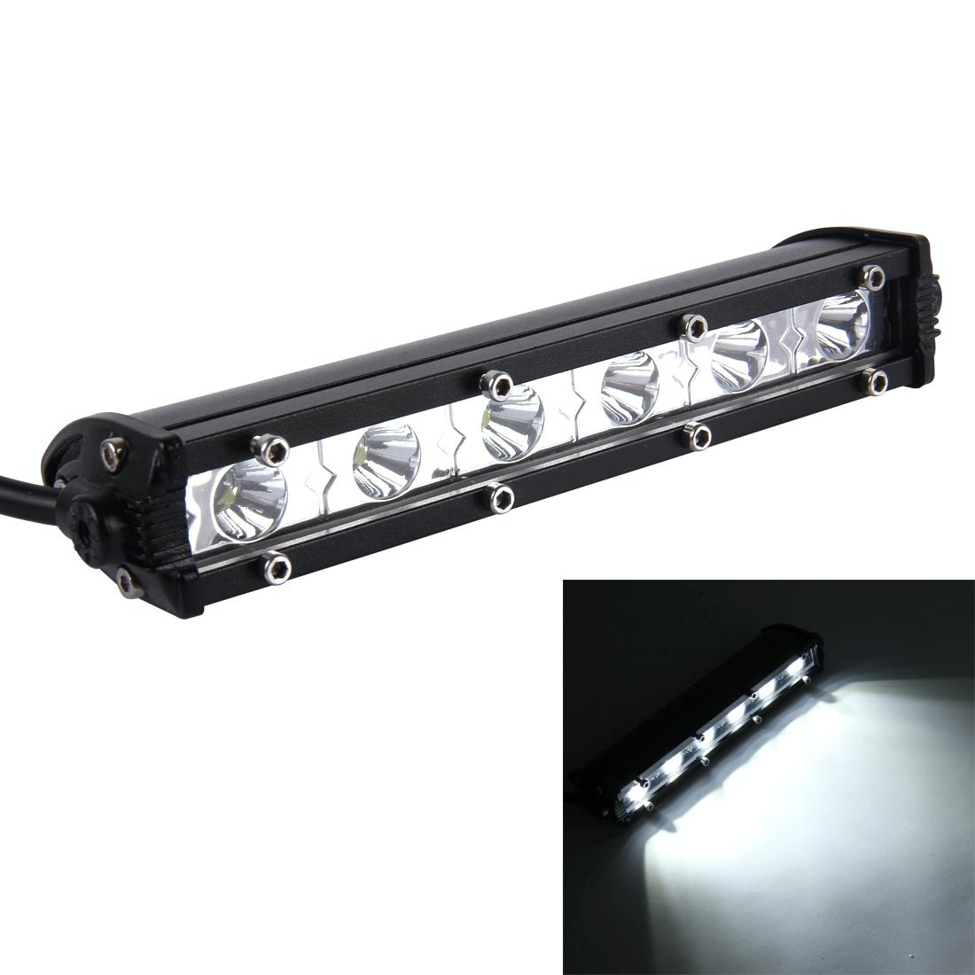 Dc 10 - 30V 18W 2300Lm 6500K 30 Degrees Adjustable Spot Waterproof Vehicle Car Boat Marine External Work Emergency Lights With 6 Intense Cree Led