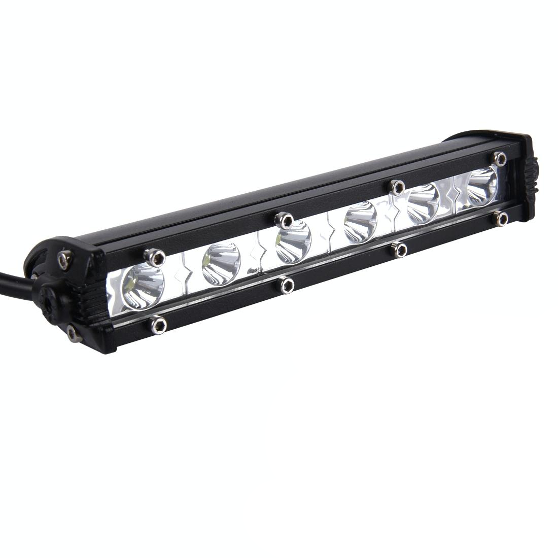 Dc 10 - 30V 18W 2300Lm 6500K 30 Degrees Adjustable Spot Waterproof Vehicle Car Boat Marine External Work Emergency Lights With 6 Intense Cree Led