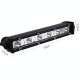 Dc 10 - 30V 18W 2300Lm 6500K 30 Degrees Adjustable Spot Waterproof Vehicle Car Boat Marine External Work Emergency Lights With 6 Intense Cree Led