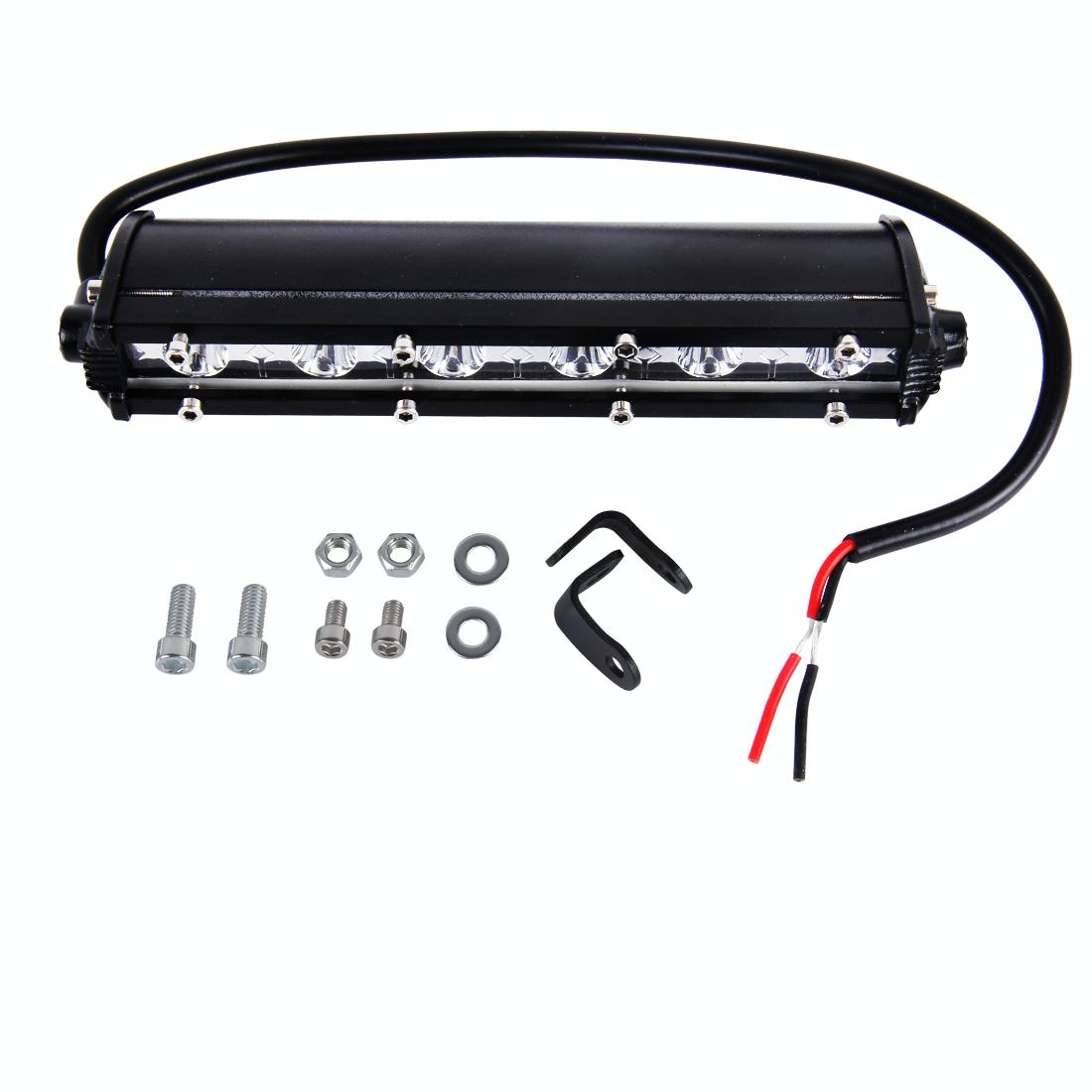 Dc 10 - 30V 18W 2300Lm 6500K 30 Degrees Adjustable Spot Waterproof Vehicle Car Boat Marine External Work Emergency Lights With 6 Intense Cree Led