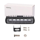 6 Inch 18W 6000K Ip68 8D Car Boat Marine Work Lights Spotlight Led Bulbs Dc 10 - 30V White Light - Close-Up Angle