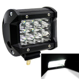 4 Inch Three Rows Ip67 Waterproof 9W Condenser 6000K 5500Lm Led Spotlight Light Searchlight Car Led Work Lights Dc 10 - 48V White Light - Top-Down View