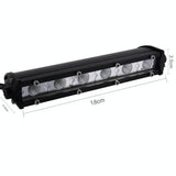 Dc 10 - 30V 18W 2300Lm 6500K Waterproof Vehicle Car Boat Marine 60 Degrees Adjustable External Work Flood Lights With 6 Intense Cree Led Lights White