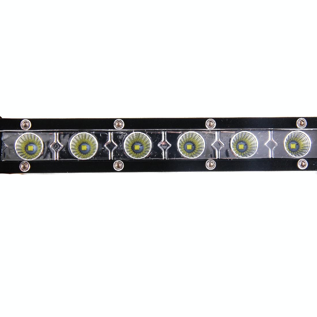 Dc 10 - 30V 18W 2300Lm 6500K Waterproof Vehicle Car Boat Marine 60 Degrees Adjustable External Work Flood Lights With 6 Intense Cree Led Lights White