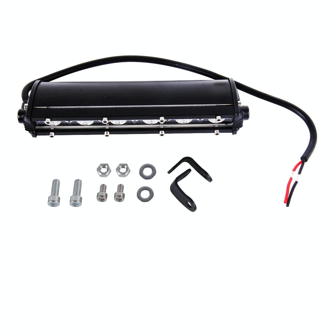 Dc 10 - 30V 18W 2300Lm 6500K Waterproof Vehicle Car Boat Marine 60 Degrees Adjustable External Work Flood Lights With 6 Intense Cree Led Lights White