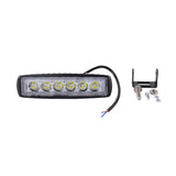 Dc 10 - 30V 18W 1500Lm 6500K 30 Degrees Adjustable Spot Waterproof Vehicle Car Boat Marine External Work Emergency Lights With 6 Intense Wafer Led White Light - Front View