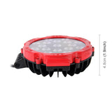 2 Pcs 3500Lm 6500K White Light 17 Led Waterproof Car Boat Marine Work Lights Spotlight Led Bulbs 30 Degrees Adjustable Dc 10 - 30V - Red - Top-Down View