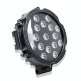 2 Pcs 3500Lm 6500K White Light 17 Led Waterproof Car Boat Marine Work Lights Spotlight Led Bulbs 30 Degrees Adjustable Dc 10 - 30V - Red - Rear View