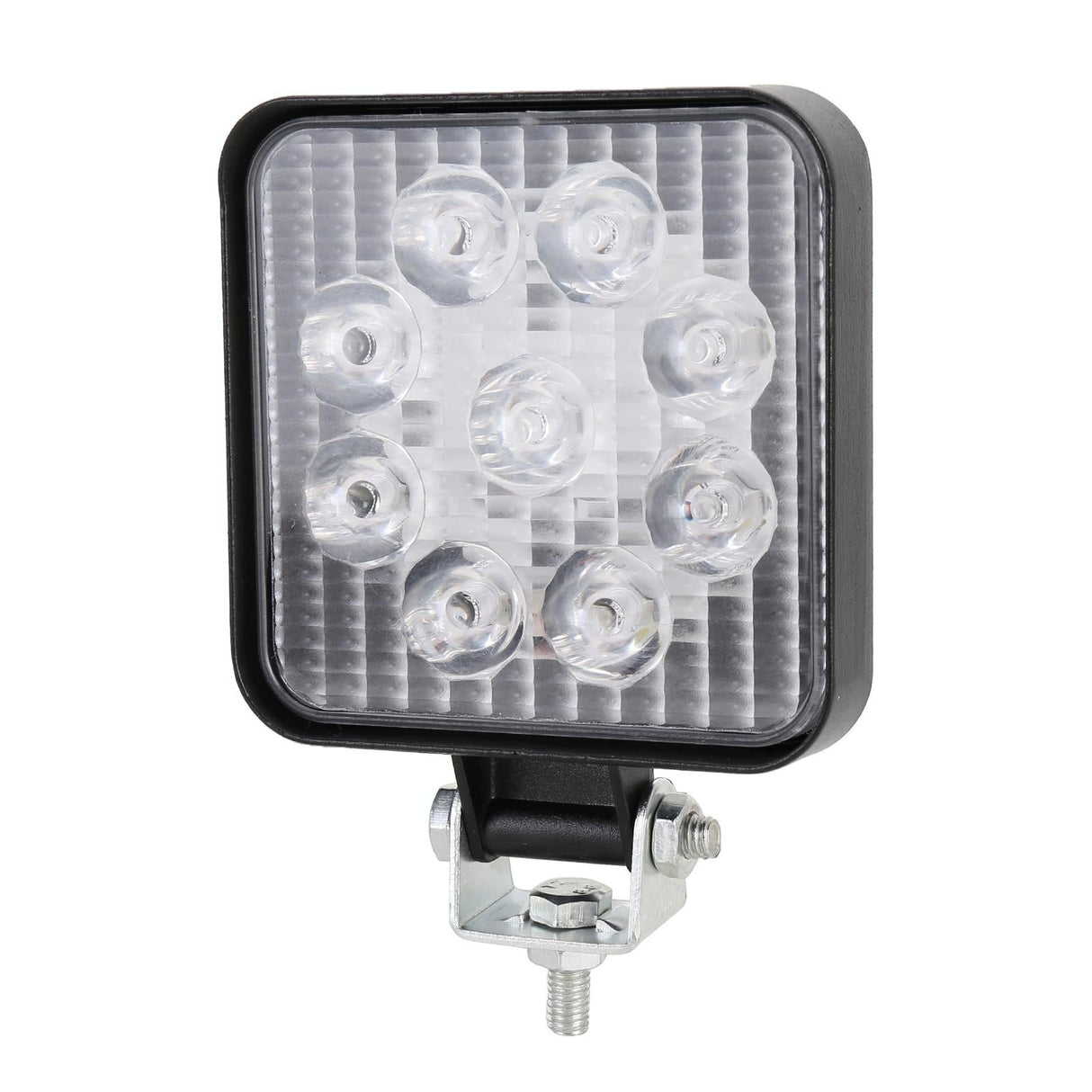 Dc 10 - 30V 27W 2500Lm 6000K 30 Degrees Adjustable Spot Waterproof Vehicle Car Boat Marine Emergency External Work Lights With 9 Intense Wafer White