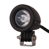 Dc 9 - 32V 10W 1000Lm 6500K 30 Degrees Spot Waterproof Vehicle Car Boat Marine External Work Emergency Lights With 1 Intense Cree Led White Light - Front View