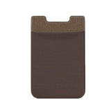 Lycra Phone Card Holder Stretch Back Sticker Wallet For Cards Bus Pass Bank Fits Most Phones - Gold - Extra Image