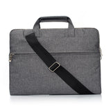 11.6 Inch Laptop Bag - Portable One Shoulder Zipper For Macbook Samsung Sony Dell Alienware Chuwi Asus Hp - Magenta - Front View
