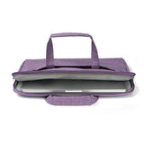 11.6 Inch Laptop Bag - Portable One Shoulder Zipper For Macbook Samsung Sony Dell Alienware Chuwi Asus Hp - Magenta - Low Angle