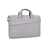 Portable 13.3 Laptop / Tablet Bag With Dual Pockets And Soft Handle - 13.3 Inch Deep Space Gray - Front View