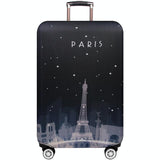 Thickened Luggage Cover - Elastic Wear-resistant Anti-dust Protection - Size l - Wide Sea And Sky - Front View