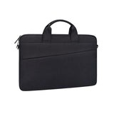 Portable Laptop Tablet Bag - 15.4 Inch Double Side Pockets Soft Handle Oxford Cloth - 15.4 Inch Deep Space Gray - Front View