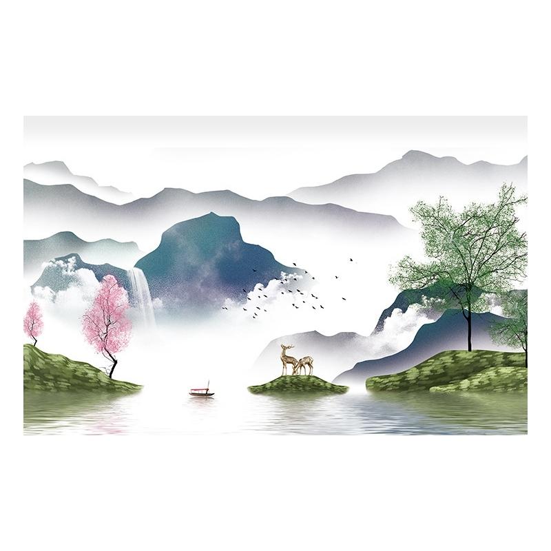 52 Inch Dust-proof Tv Cover for Household - Landscape