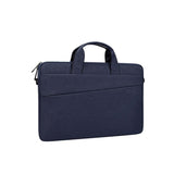 Portable Laptop Tablet Bag - 15.6 Inch Double Side Pockets Soft Handle Oxford Cloth - Deep Space Gray - Deep Space Gray - Front View