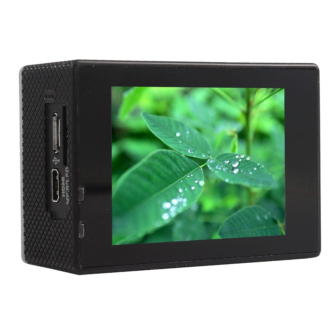 170 Degree Wide Angle Wifi Action Camera with Waterproof Case - Supports 64gb Micro Sd - Magenta