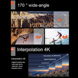 170 Degree Wide Angle Wifi Action Camera with Waterproof Case - Supports 64gb Micro Sd - Magenta - Extra Image