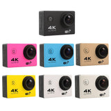 170 Degree Wide Angle Wifi Action Camera with Waterproof Case - Supports 64gb Micro Sd - Magenta