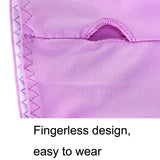 Sun Protection Golf Shawl Sleeves for Outdoor Sports and Cycling - Deep Purple - Top-Down View