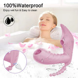 Wireless Remote Control Dildo Vibrator 3 In 1 Stimulator for Women - Purple - Close-Up Angle