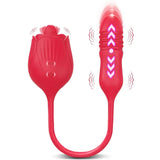 2 In 1 Clit Licking Vibrator for Women Thrusting Vagina Stimulator Female Masturbator - Purple