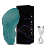 Mini Clit Vibrator for Women Wearable Panties Stimulator App Control for Couples Female Masturbator - Purple - Front View