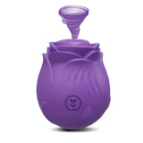 Clit Sucker Vibrator for Women Nipple Clit Stimulation Toy 18 - Gm42 Purple - Front View