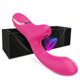 Vibrating Clit Sucker for Women G Spot Nipple Stimulator 18 - Red - Front View