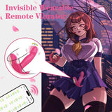 Wireless Wearable Vibrator for Women Stimulator G Spot Pleasure Toy - Red - Side View