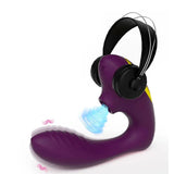 Vibrating Clit Sucker for Women G Spot Stimulator Female Masturbator - Red - Front View