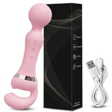 3 In 1 Vagina Vibrator for Women G Spot Nipples Stimulation - Skin - Front View
