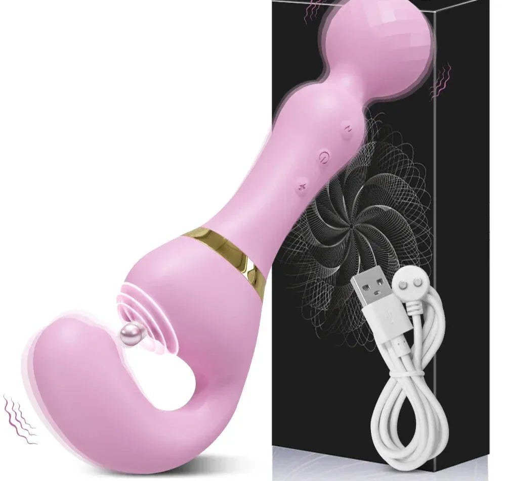 3 In 1 Vagina Vibrator for Women G Spot Nipples Stimulation - Skin