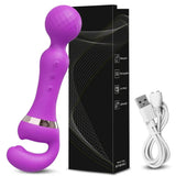 3 In 1 Vagina Vibrator for Women G Spot Nipples Stimulation - Purple - Extra Image