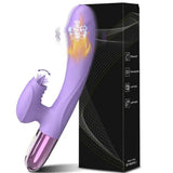 G Spot Vibrator Heating Clitoral Stimulation - Purple