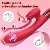 G Spot Vibrator Heating Clitoral Stimulation - Purple - 45-Degree Angle