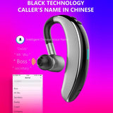 Wireless Stereo Sports Bluetooth 5.0 Earphones - V7 Business Style - Purple - Top-Down View