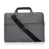 15.4 Inch Laptop Bag - Portable one Shoulder Zipper for Macbook Samsung Sony Dell Alienware Chuwi Asus Hp - Purple