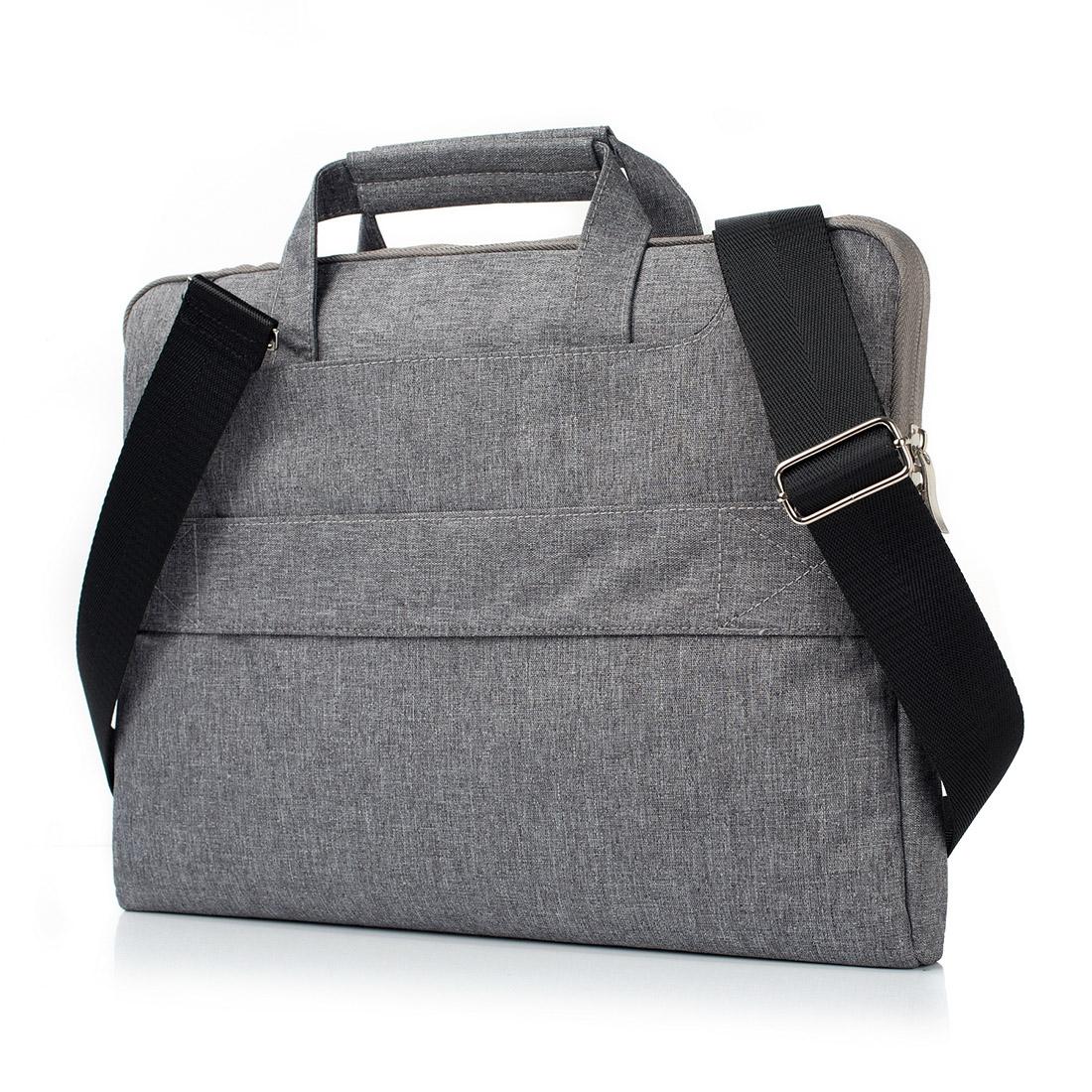 15.4 Inch Laptop Bag - Portable one Shoulder Zipper for Macbook Samsung Sony Dell Alienware Chuwi Asus Hp - Purple