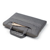 15.4 Inch Laptop Bag - Portable one Shoulder Zipper for Macbook Samsung Sony Dell Alienware Chuwi Asus Hp - Purple