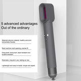 Shockproof Silicone Case For Airwrap Hair Dryer - Purple - Close-Up Angle