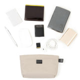 Waterproof Polyester Storage Bag - 22x12x5cm Beige for E100 Series Accessories - Close-Up Angle