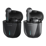 Wireless Bluetooth Gaming Earphones - et Series V9 - Tarnish - 45-Degree Angle