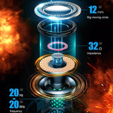 Wireless Bluetooth Gaming Earphones - et Series V9 - Tarnish - Extra Image