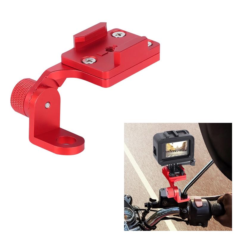 Universal Motorcycle Phone Bracket for Action Cameras - Red