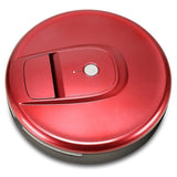 Smart Household Sweeping Robot - Efficient Cleaning - Red - Front View